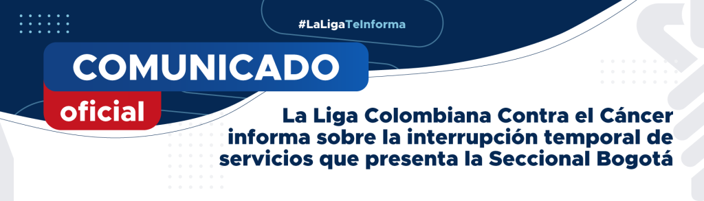 Comunicado oficial interrupción temporal de servicios