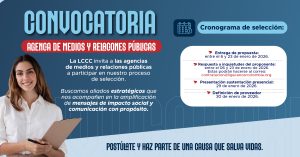 CONVOCATORIA AGENCIA DE MEDIOS Y RELACIONES PUBLICAS